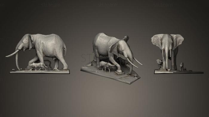 Статуэтки животных Elefantes36